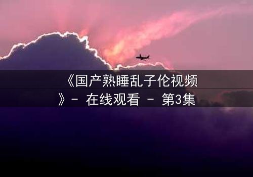 《国产熟睡乱子伦视频》- 在线观看 - 第3集